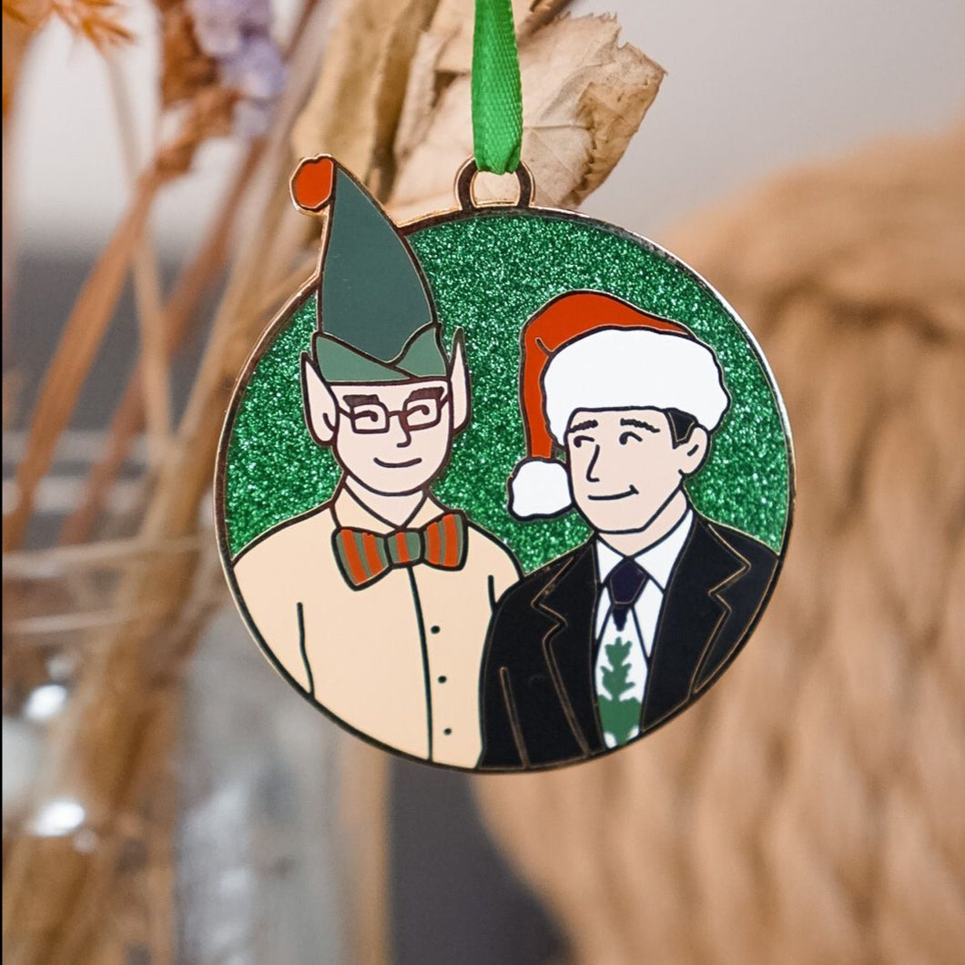 Office Friends Christmas Ornament